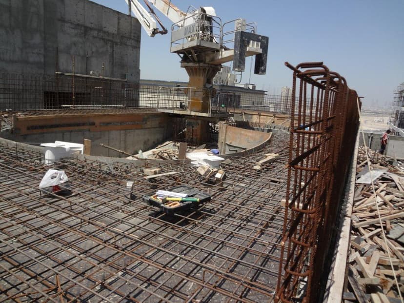 Frankfurt Sports Tower I construction — photo 53