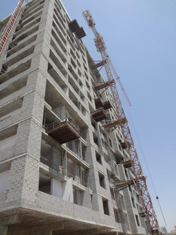 Frankfurt Sports Tower I construction — photo 56
