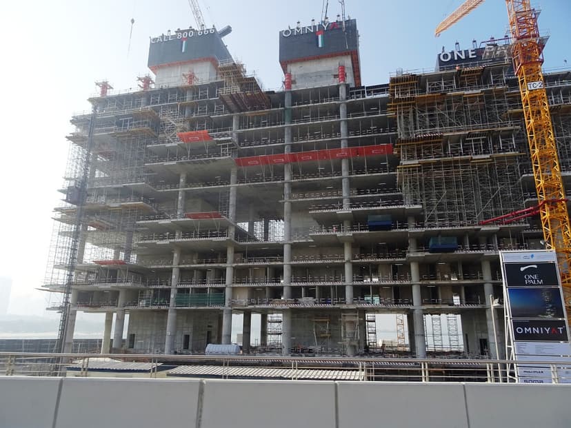 One at Palm Jumeirah construction — photo 143
