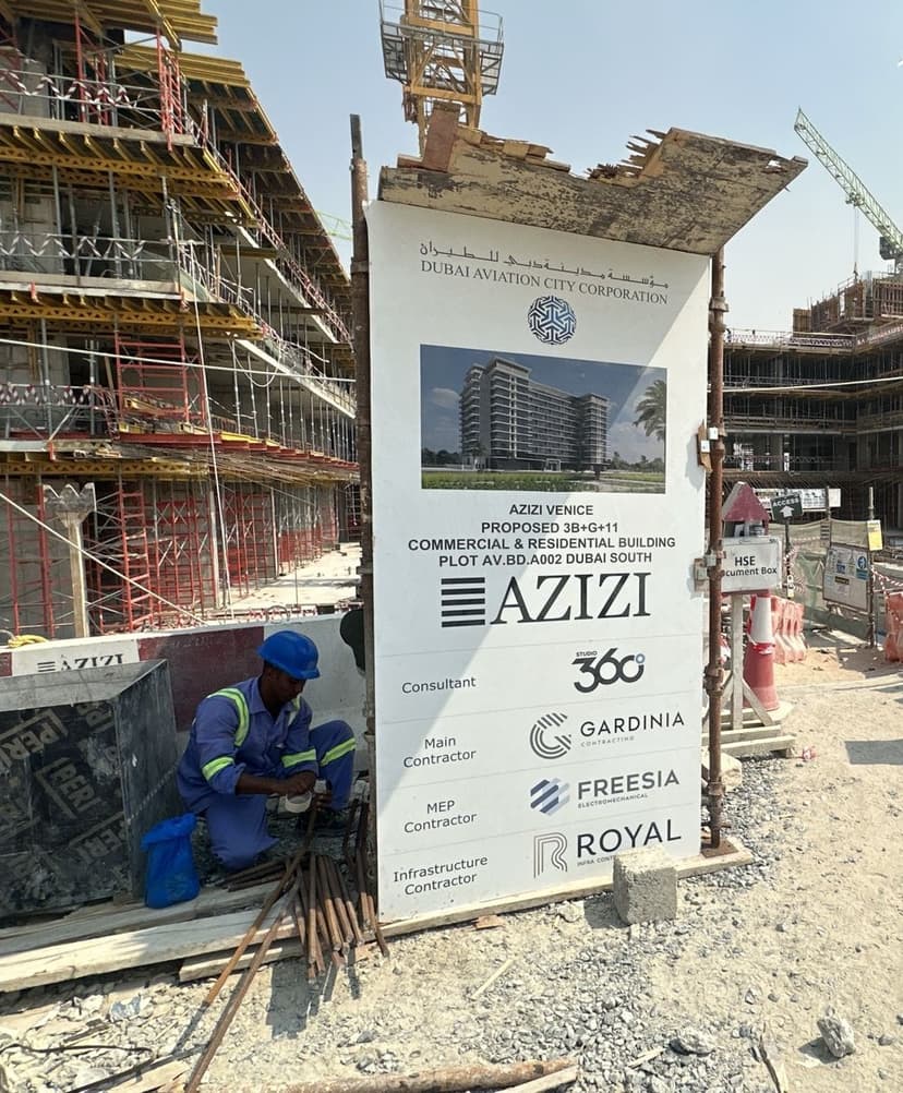 Azizi Venice 2 construction — photo 40
