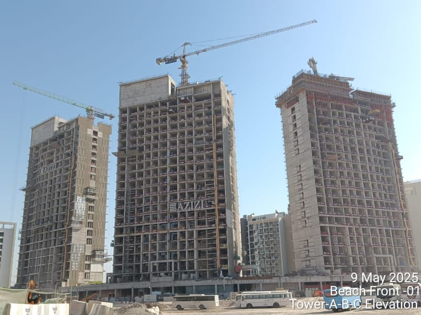 Azizi Riviera Beachfront construction — photo 28