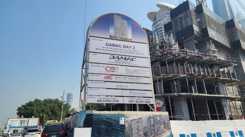 DAMAC Bay 2 construction — photo 19