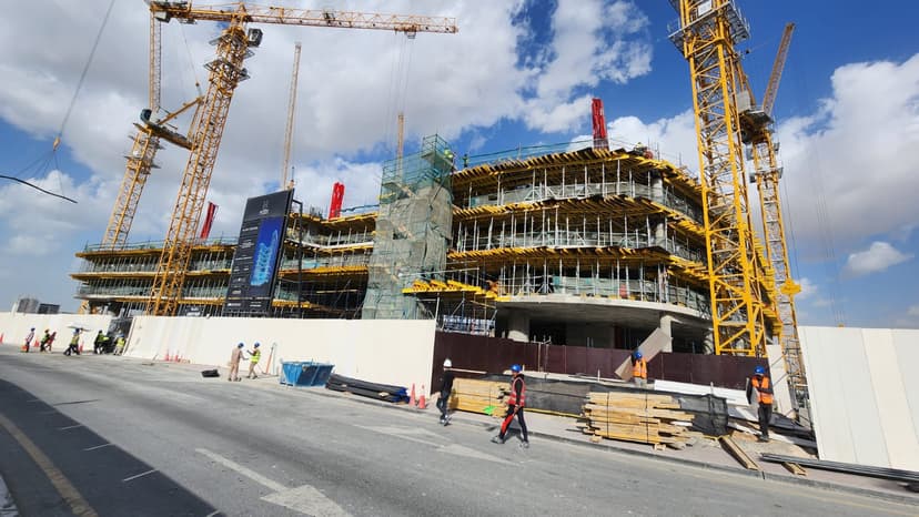 Binghatti Hillviews construction — photo 9