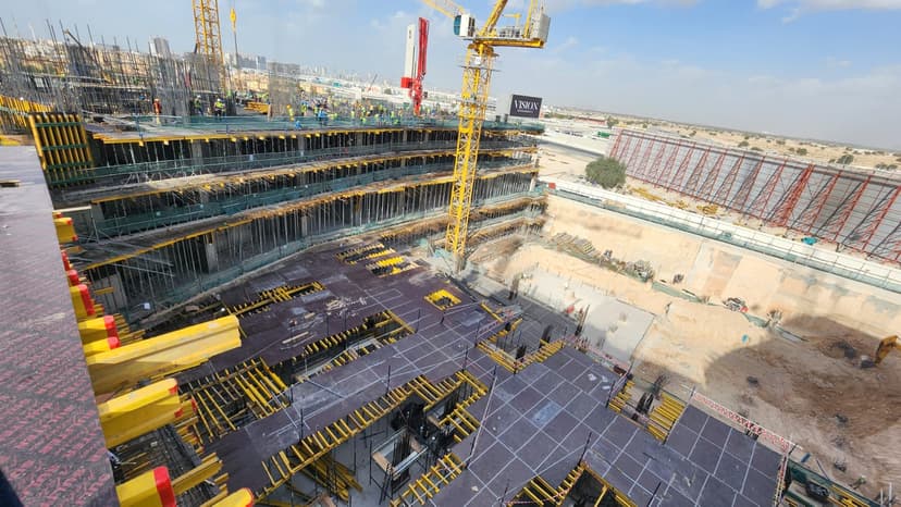 Binghatti Hillviews construction — photo 11