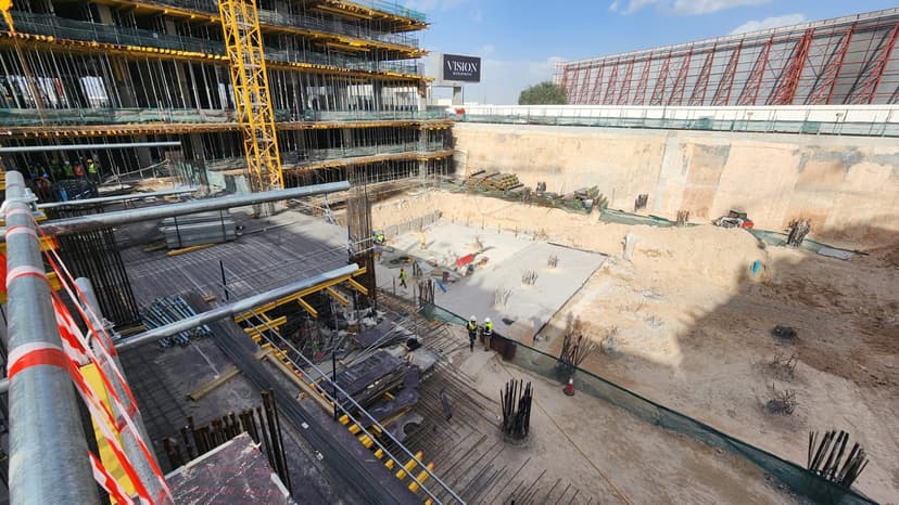 Binghatti Hillviews construction — photo 10