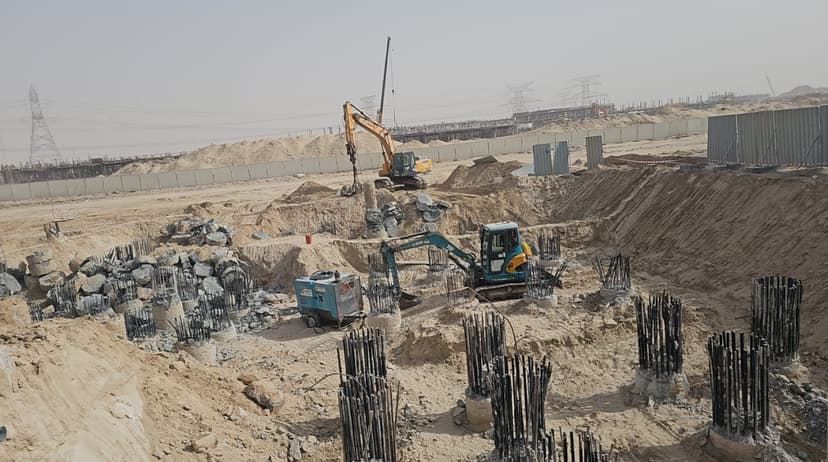 DAMAC Riverside Views - Marine 4 construction — photo 17