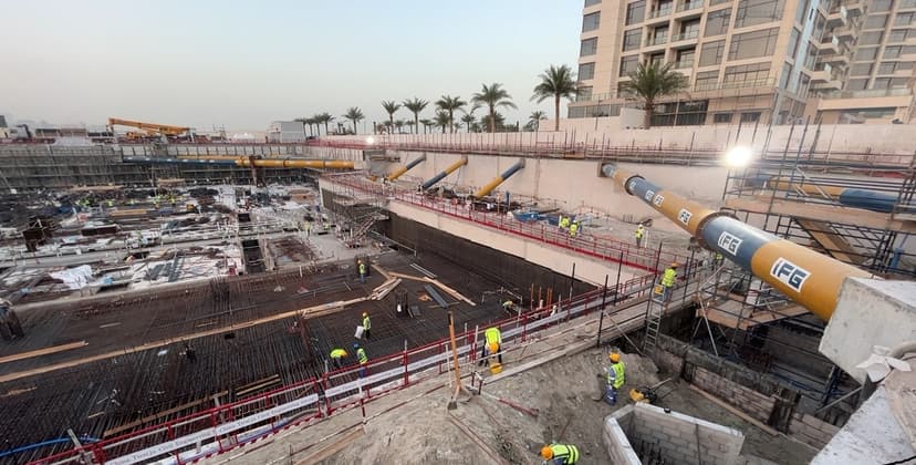 Armani Beach Residences At Palm Jumeirah construction — photo 9