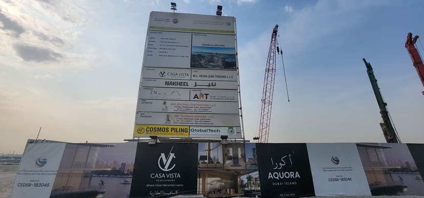 Aquora by Casa Vista Development construction — photo 4